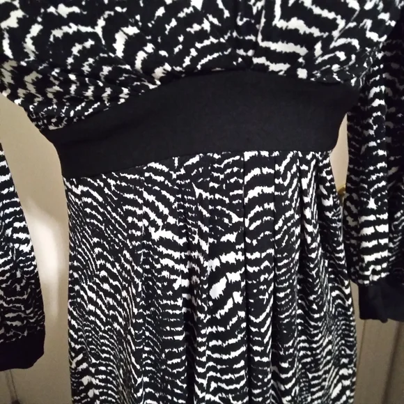 Maggy London Petites Long Sleeve Midi Dress - Picture 4 of 7